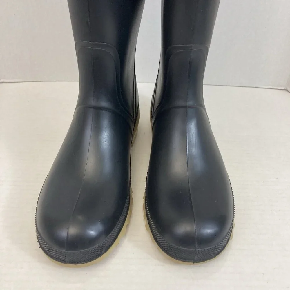 Baffin Technology Rain‎ Boots Men's 8 Waterproof Black Rubber Oil Acid Resistant